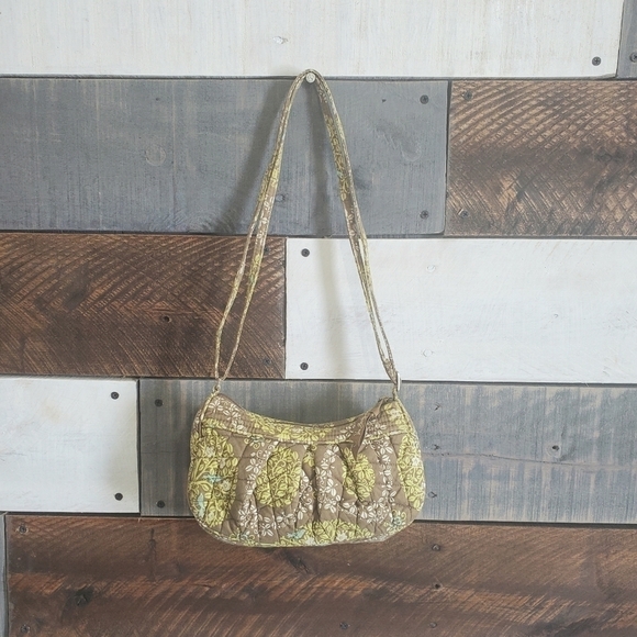 Vera Bradley Retired Spring 2010 Sittin' In A Tree' Quilted Crossbody Bag Purse - Picture 5 of 12